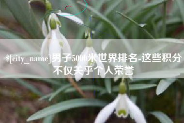 徐州男子5000米世界排名-这些积分不仅关乎个人荣誉
