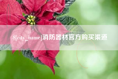 徐州消防器材官方购买渠道