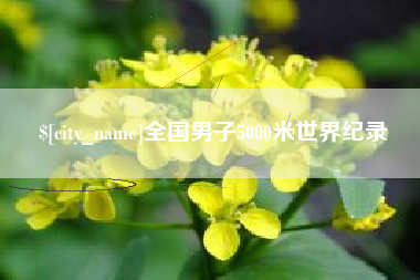 徐州全国男子5000米世界纪录