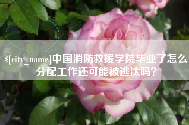徐州中国消防救援学院毕业了怎么分配工作还可能被逃汰吗？