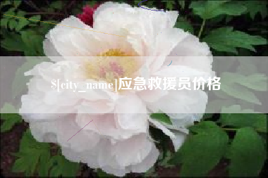 徐州应急救援员价格
