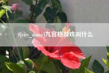 徐州九宫格游戏叫什么