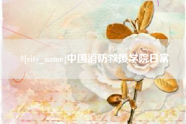 徐州中国消防救援学院日常