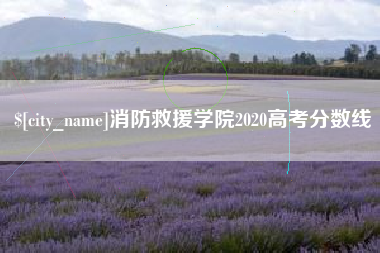 徐州消防救援学院2020高考分数线