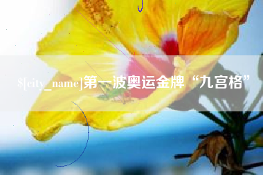 徐州第一波奥运金牌“九宫格”