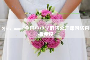 徐州全国中小学消防公开课网络直播视频