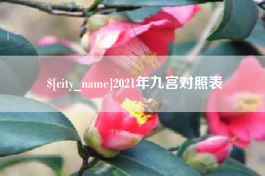 徐州2021年九宫对照表