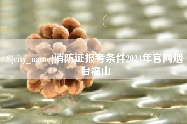 徐州消防证报考条件2024年官网烟台福山